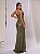 Vestido Ávila verde oliva + Clutch brinde - Imagem 2