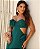 Vestido Andy verde esmeralda + Clutch brinde - Imagem 3