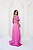 Vestido Sassari rosa chiclete + Clutch brinde - Imagem 2