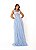 Vestido Aurora azul serenity + Clutch brinde - Imagem 1
