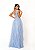 Vestido Aurora azul serenity + Clutch brinde - Imagem 2