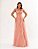 Vestido Aurora rose + Clutch brinde - Imagem 1