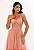 Vestido Aurora rose + Clutch brinde - Imagem 3