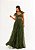 Vestido Aurora verde oliva + Clutch brinde - Imagem 1