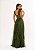 Vestido Aurora verde oliva + Clutch brinde - Imagem 2