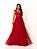 Vestido Aurora vermelho + Clutch brinde - Imagem 1