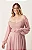 Vestido Alita rose bordado manualmente + Clutch brinde - Imagem 3