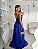 Vestido Suécia azul royal + Clutch brinde - Imagem 2