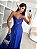 Vestido Suécia azul royal + Clutch brinde - Imagem 3