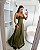 Vestido Suécia verde oliva + Clutch brinde - Imagem 1