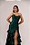 Vestido Cally verde esmeralda + Clutch brinde - Imagem 3