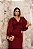 Vestido Bulgária marsala + Clutch Brinde - Imagem 3