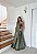 Vestido Faby verde oliva + Clutch Brinde - Imagem 1