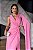 Vestido Lucya rosa bebê + Clutch Brinde - Imagem 3
