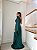 Vestido Isis verde esmeralda + Clutch brinde - Imagem 2