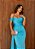 Vestido Phoenix azul Tiffany + Clutch Brinde - Imagem 3
