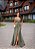 Vestido Chicago verde oliva + Clutch Brinde - Imagem 1