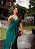 Vestido Chicago verde esmeralda + Clutch Brinde - Imagem 3