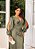 Vestido Bulgária verde oliva + Clutch Brinde - Imagem 3