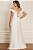 Vestido Calcutá branco + Clutch brinde - Imagem 2