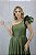 Vestido Genova Verde Oliva + Clutch Brinde - Imagem 1