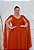Vestido Ayla Terracota Com/Sem Brilho + Clutch Brinde - Imagem 1