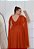 Vestido Ayla Terracota Com/Sem Brilho + Clutch Brinde - Imagem 3