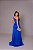 Vestido Cancún Azul Royal + Clutch Brinde - Imagem 3