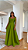 Vestido Frida Verde Oliva + Clutch Brinde - Imagem 1