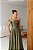 Vestido Ylina Verde Oliva + Clutch Brinde - Imagem 2