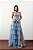 Vestido Mirreile Azul Serenity Sem Brilho + Clutch Brinde - Imagem 2