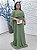 Vestido Veyra Verde Oliva + Clutch Brinde - Imagem 1