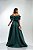 Vestido Carmen Verde Esmeralda + Clutch Brinde - Imagem 3