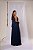 Vestido Audrey Azul Marinho com Brilho + Clutch Brinde - Imagem 4