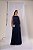 Vestido Audrey Azul Marinho com Brilho + Clutch Brinde - Imagem 1