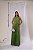 Vestido Audrey Verde Oliva com Brilho + Clutch Brinde - Imagem 1
