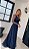 Vestido Nalyn Azul Marinho + Clutch Brinde - Imagem 1