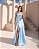 Vestido Ivira Azul Serenity + Clutch Brinde - Imagem 2