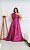 Vestido Lunel Fúcsia + Clutch Brinde - Imagem 1