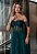 Vestido Helena Verde Esmeralda + Clutch Brinde - Imagem 2