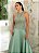 Vestido Quinn Verde Menta bordado manualmente + Clutch Brinde - Imagem 3