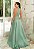 Vestido Quinn Verde Menta bordado manualmente + Clutch Brinde - Imagem 4