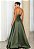 Vestido Virela Verde Oliva + Clutch Brinde - Imagem 3