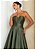 Vestido Virela Verde Oliva + Clutch Brinde - Imagem 2