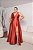 Vestido Belinda Terracota + Clutch Brinde - Imagem 1