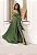 Vestido Élodie Verde Oliva + Clutch Brinde - Imagem 1