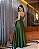 Vestido Estel Verde Oliva + Clutch Brinde - Imagem 3