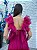 Vestido Soneto Pink bordado manualmente + Clutch Brinde - Imagem 4