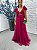 Vestido Soneto Pink bordado manualmente + Clutch Brinde - Imagem 1