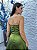 Vestido Brassia Verde Oliva bordado manualmente + Clutch Brinde - Imagem 4